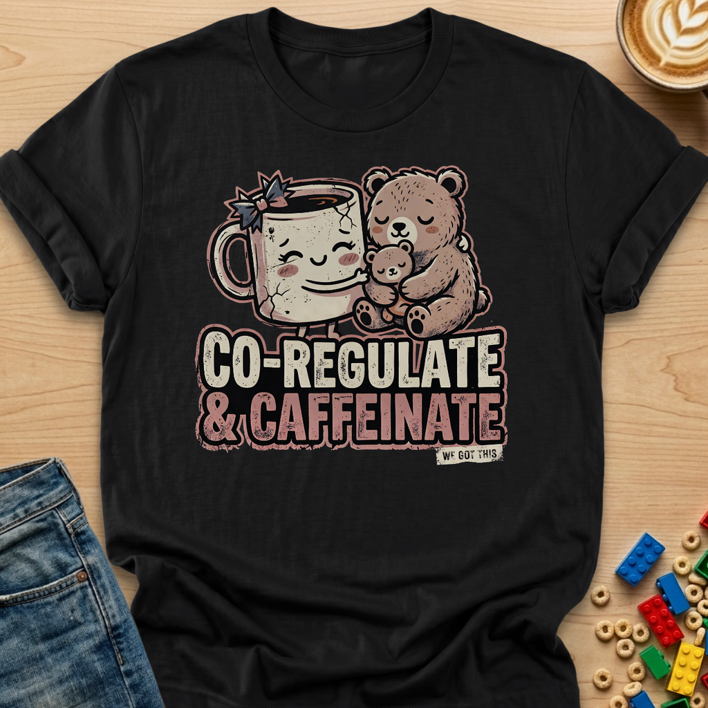 Co-Regulate & Caffeinate Snuggle T-shirt