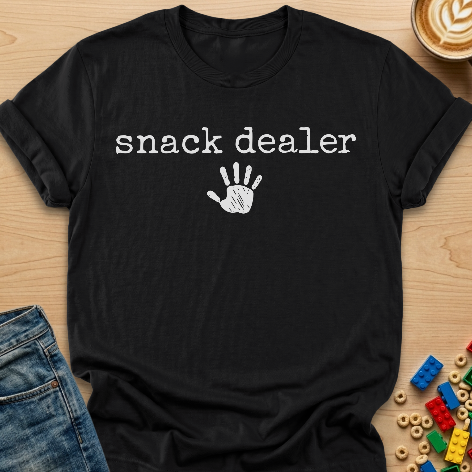 Snack Dealer Handprint T-shirt