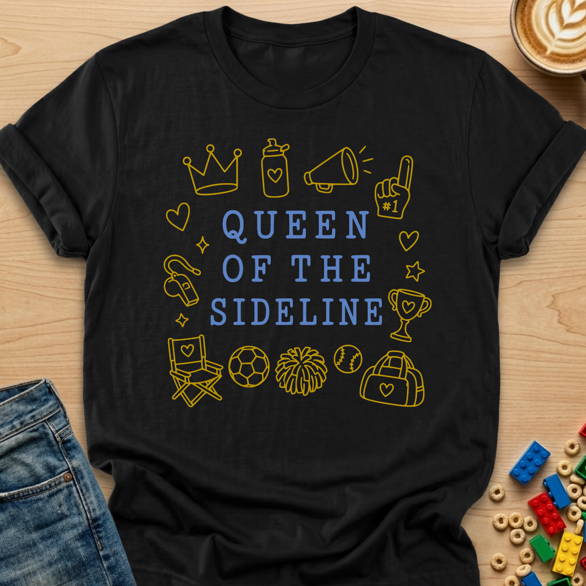 Queen of the Sideline T-shirt
