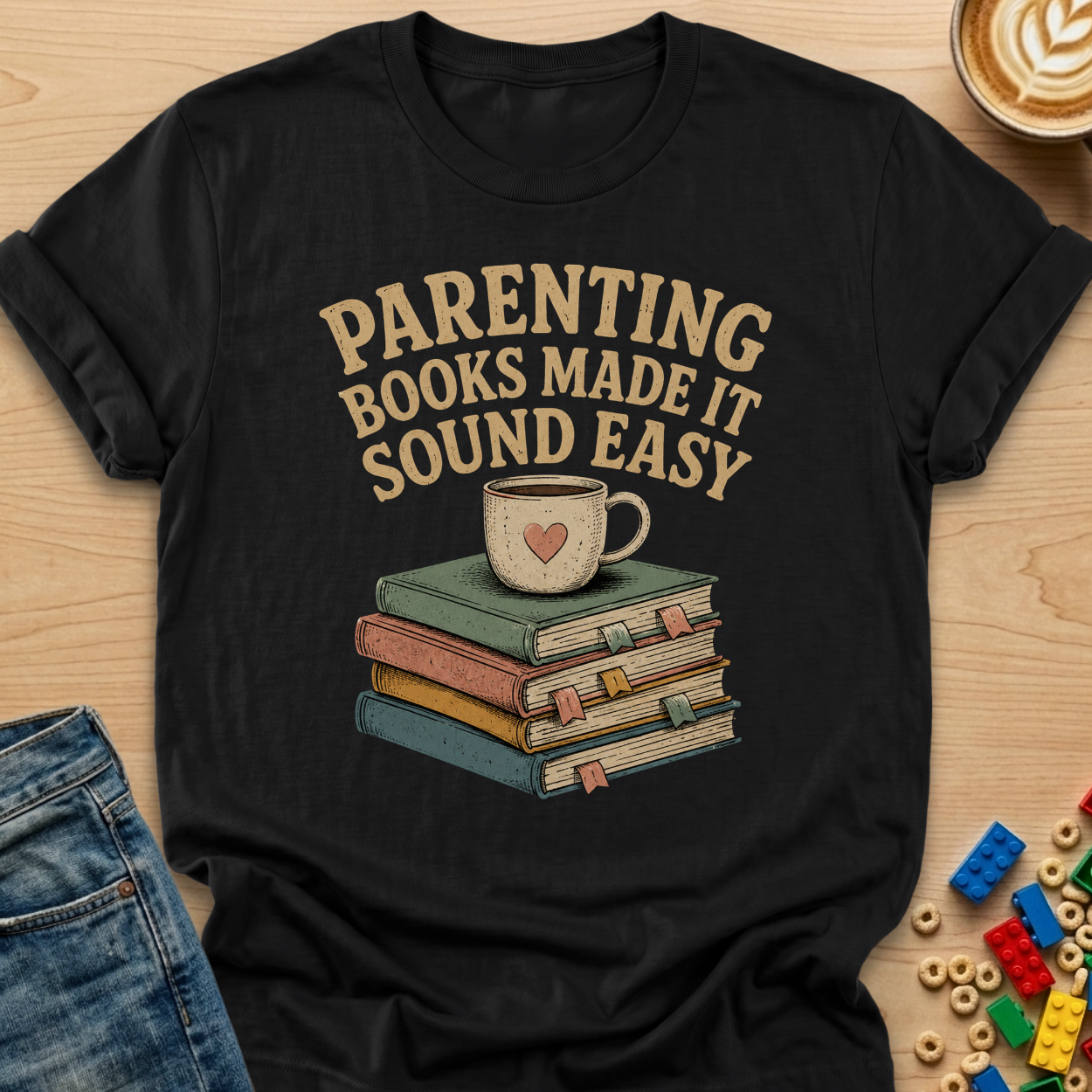 Parenting Books Made It Sound Easy Vintage T-shirt