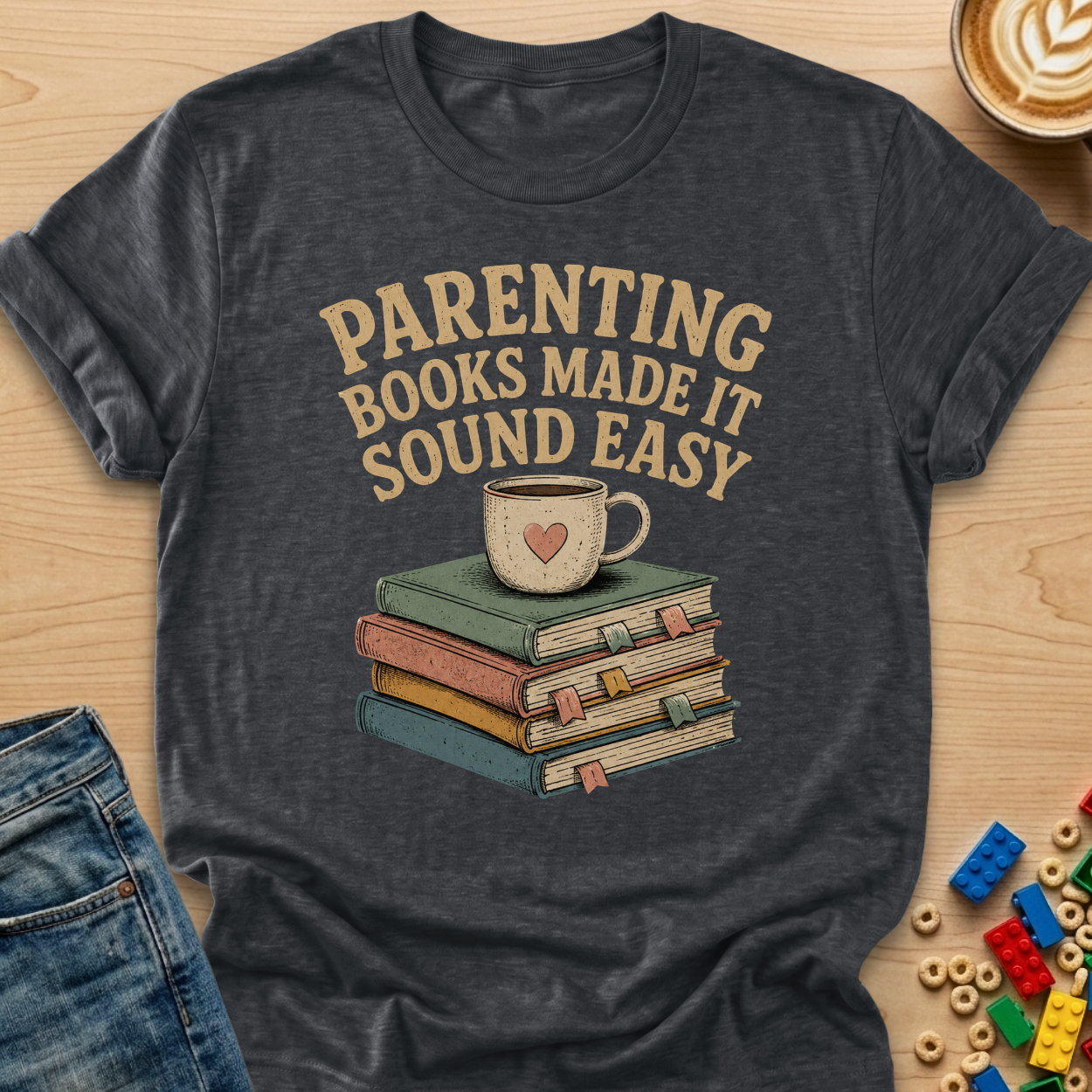 Parenting Books Made It Sound Easy Vintage T-shirt