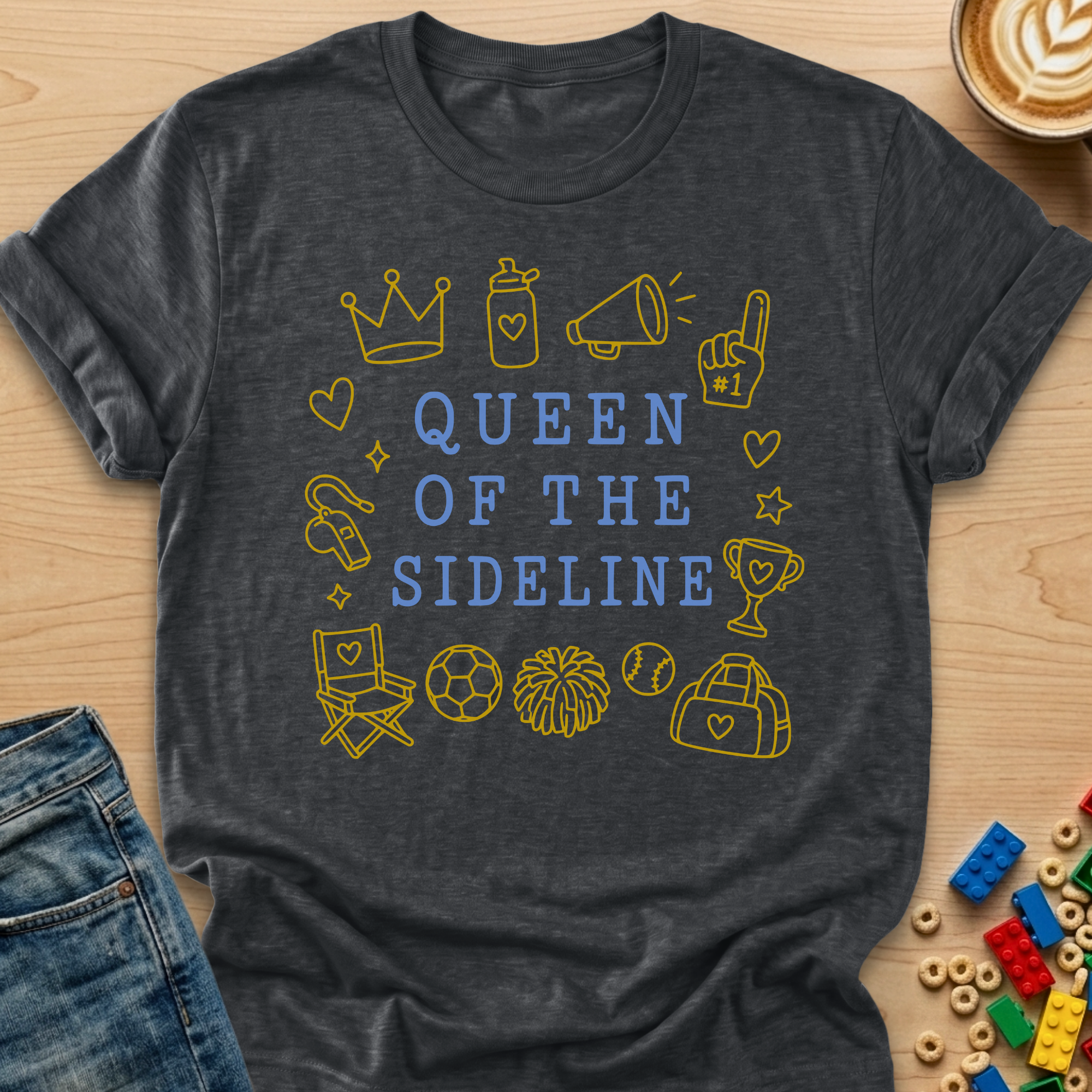 Queen of the Sideline T-shirt