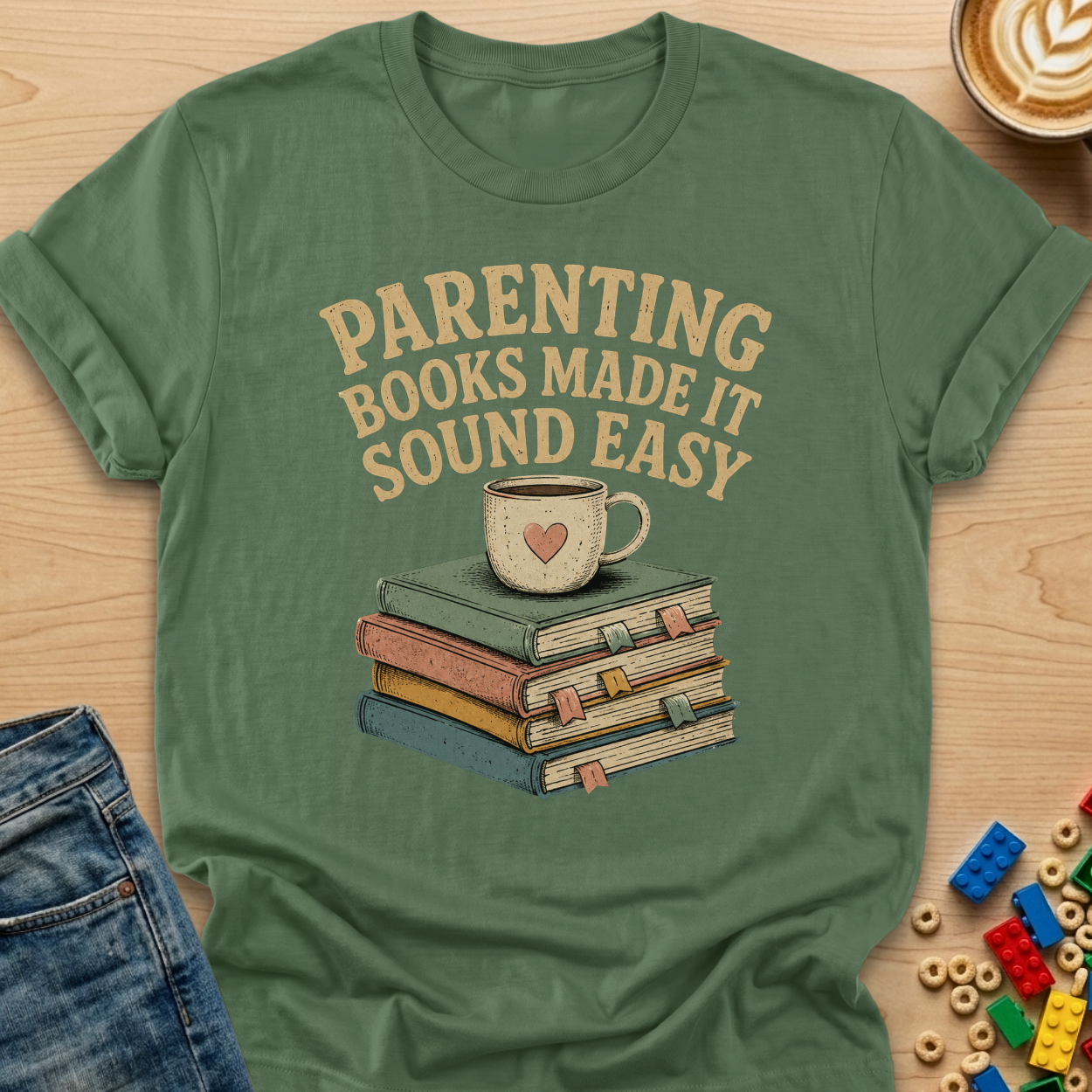 Parenting Books Made It Sound Easy Vintage T-shirt