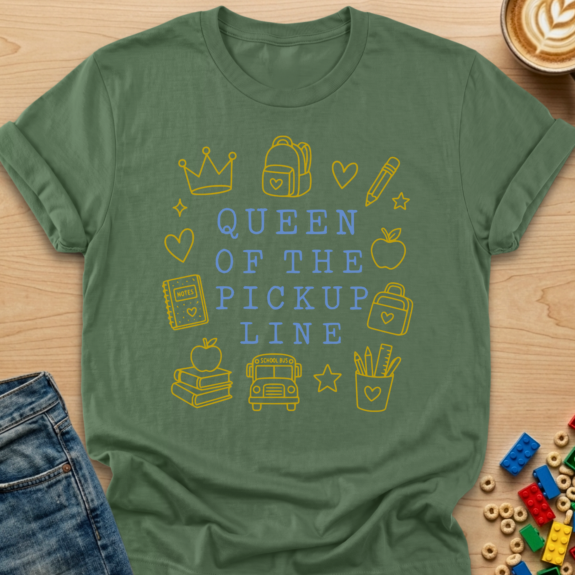 Queen of the Pickup Line T-shirt