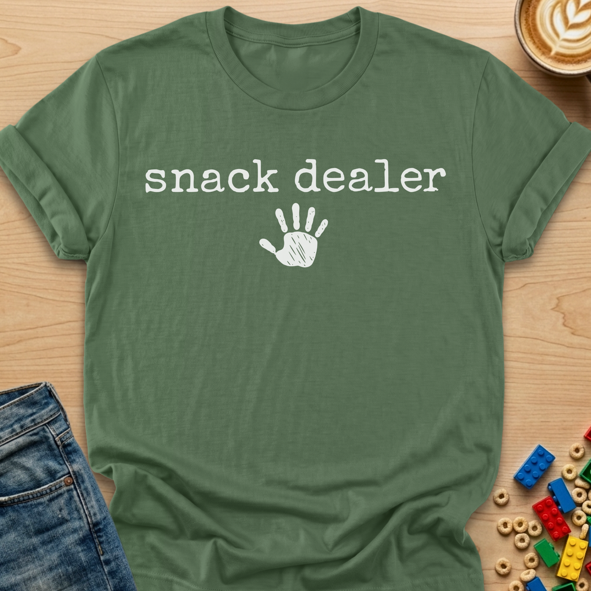 Snack Dealer Handprint T-shirt