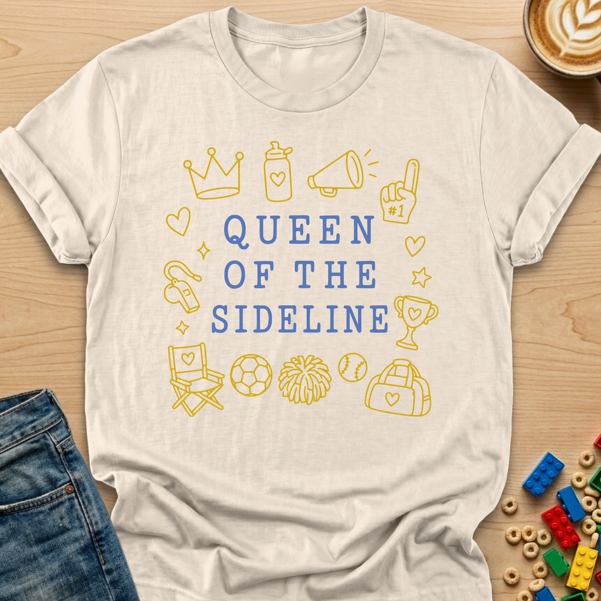 Queen of the Sideline T-shirt