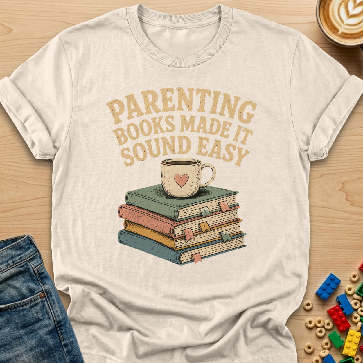 Parenting Books Made It Sound Easy Vintage T-shirt