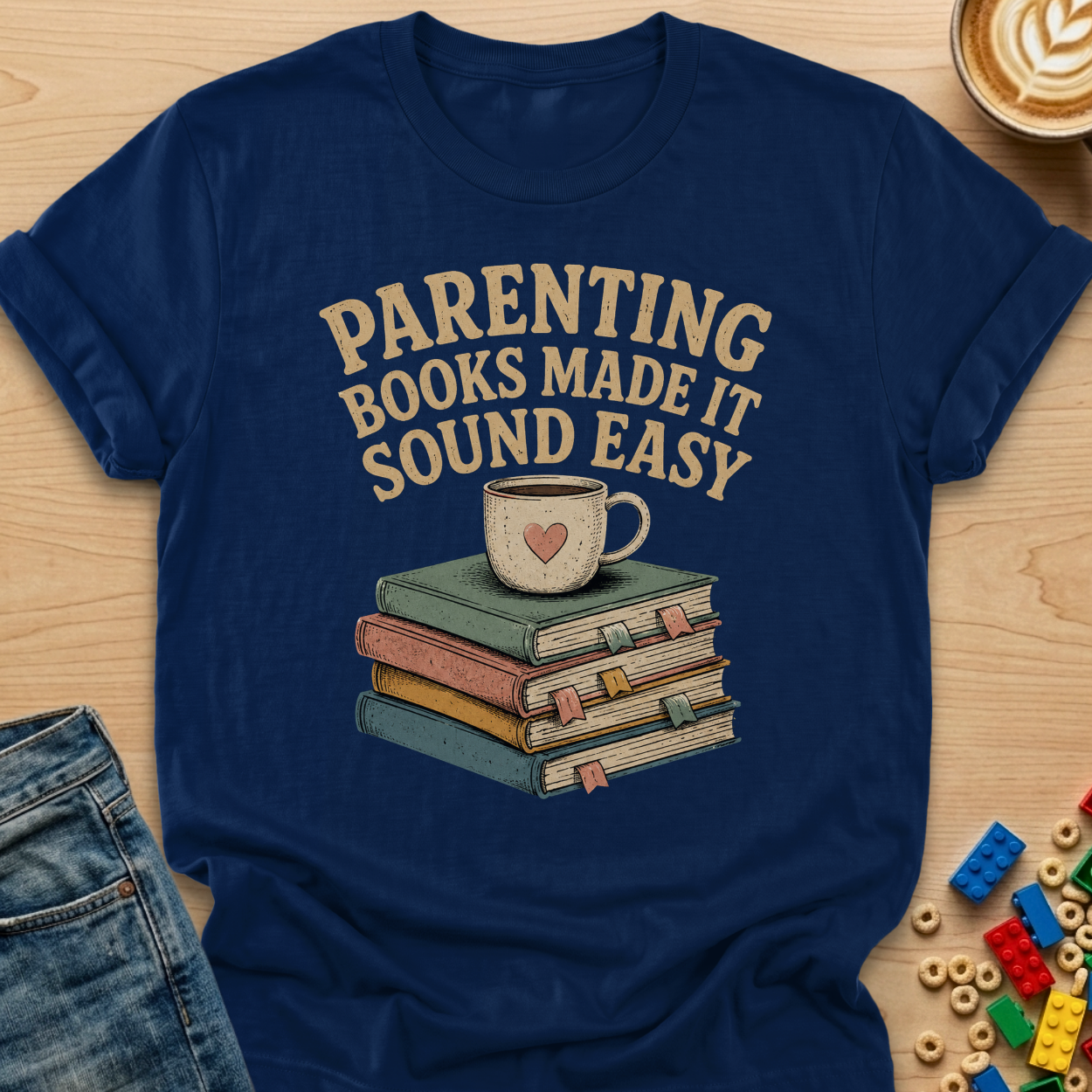 Parenting Books Made It Sound Easy Vintage T-shirt