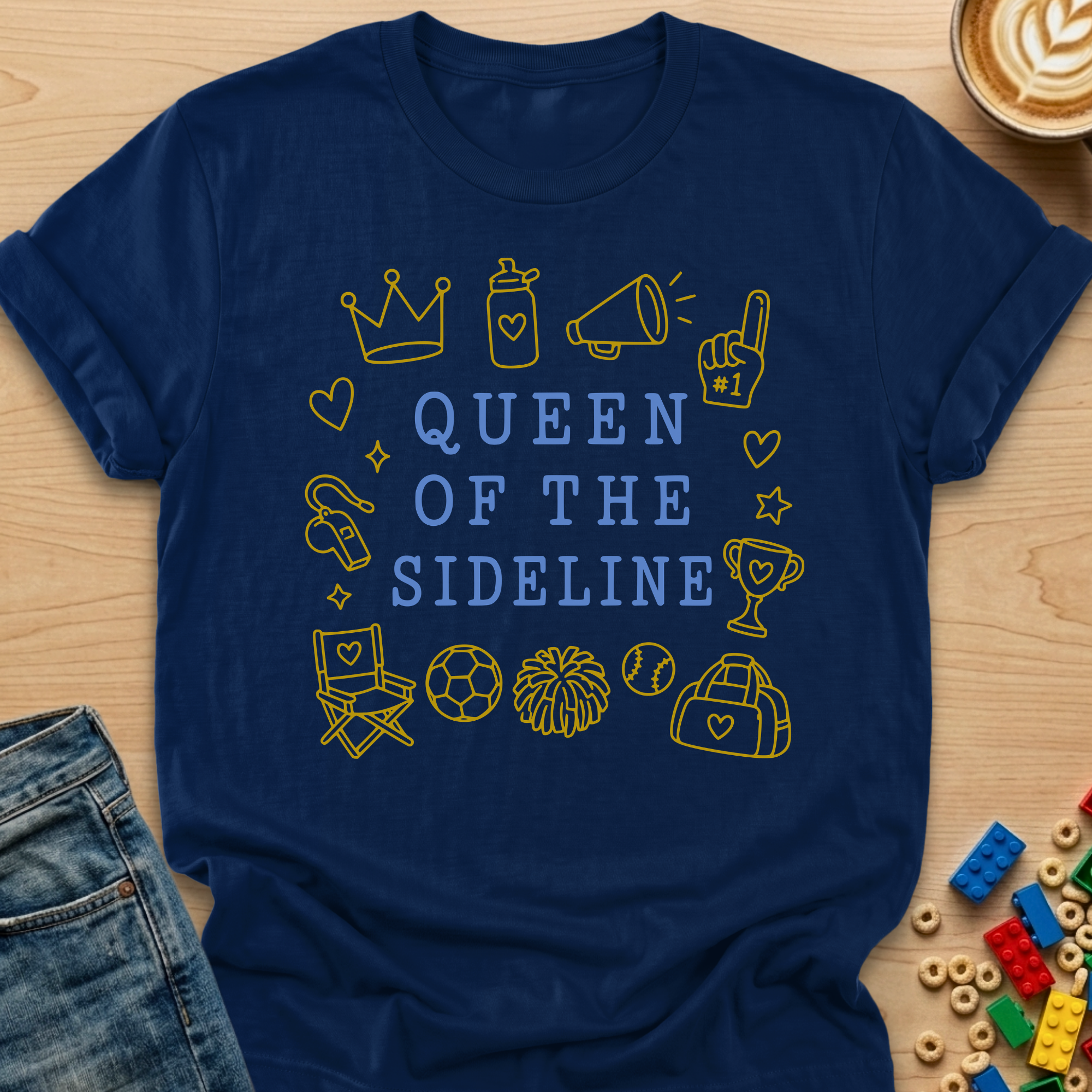 Queen of the Sideline T-shirt