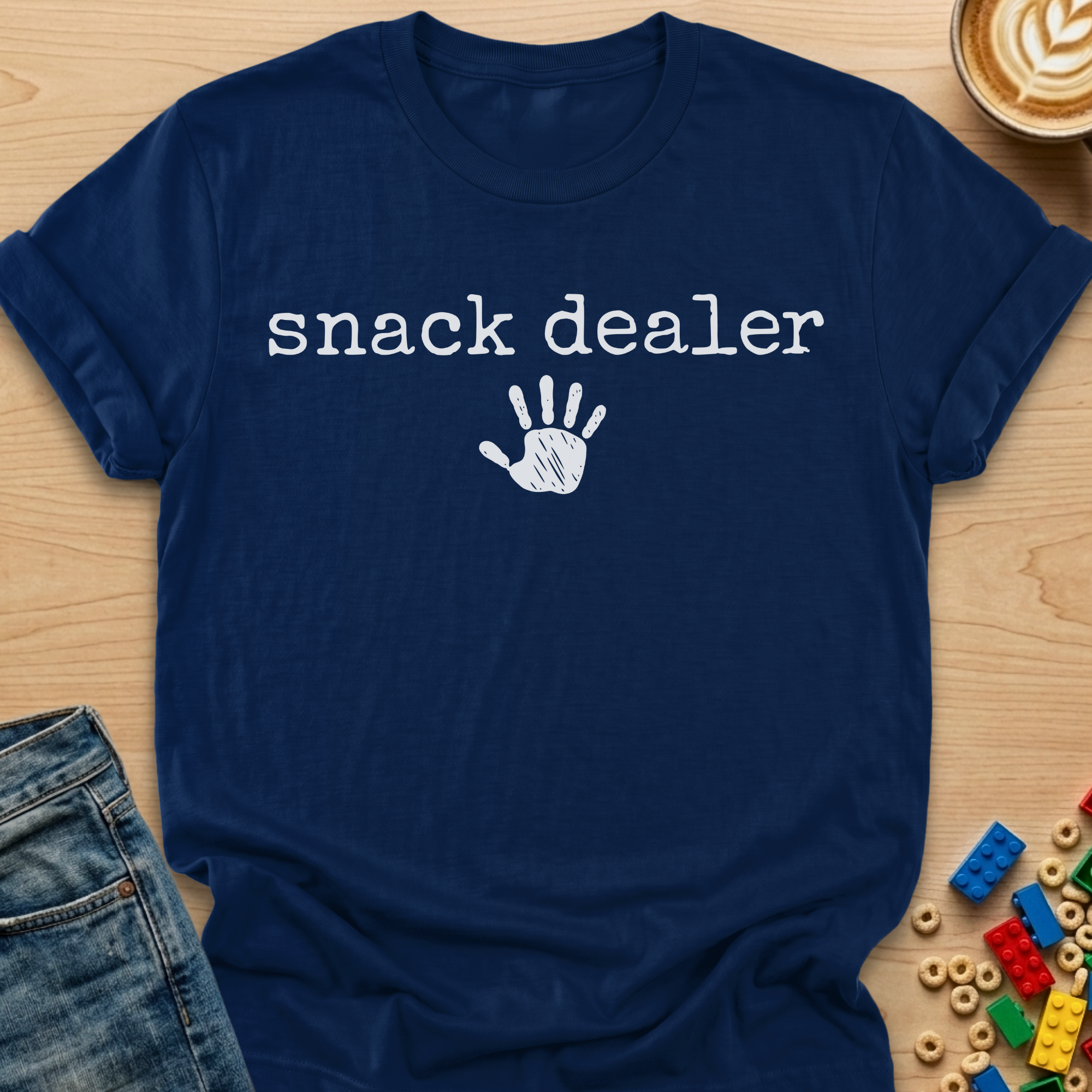 Snack Dealer Handprint T-shirt